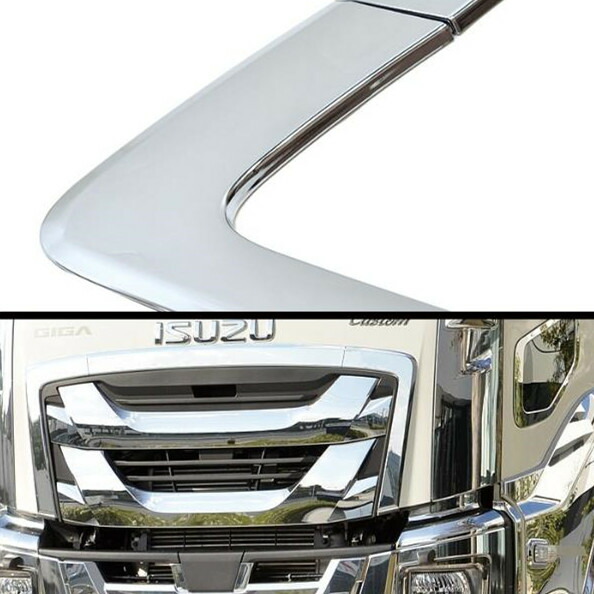 楽天市場】【送料無料】 いすゞ ファイブスター ギガ メッキ フロント