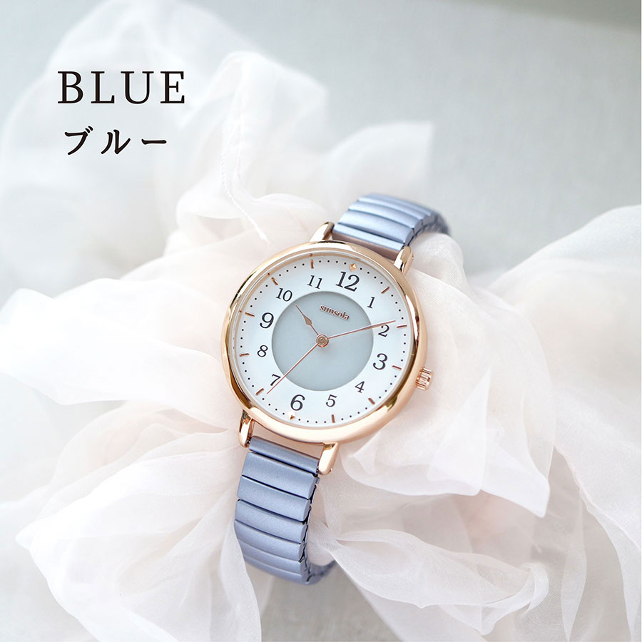 楽天市場】腕時計 レディース ソーラー ジュア ジャバラ ソーラー