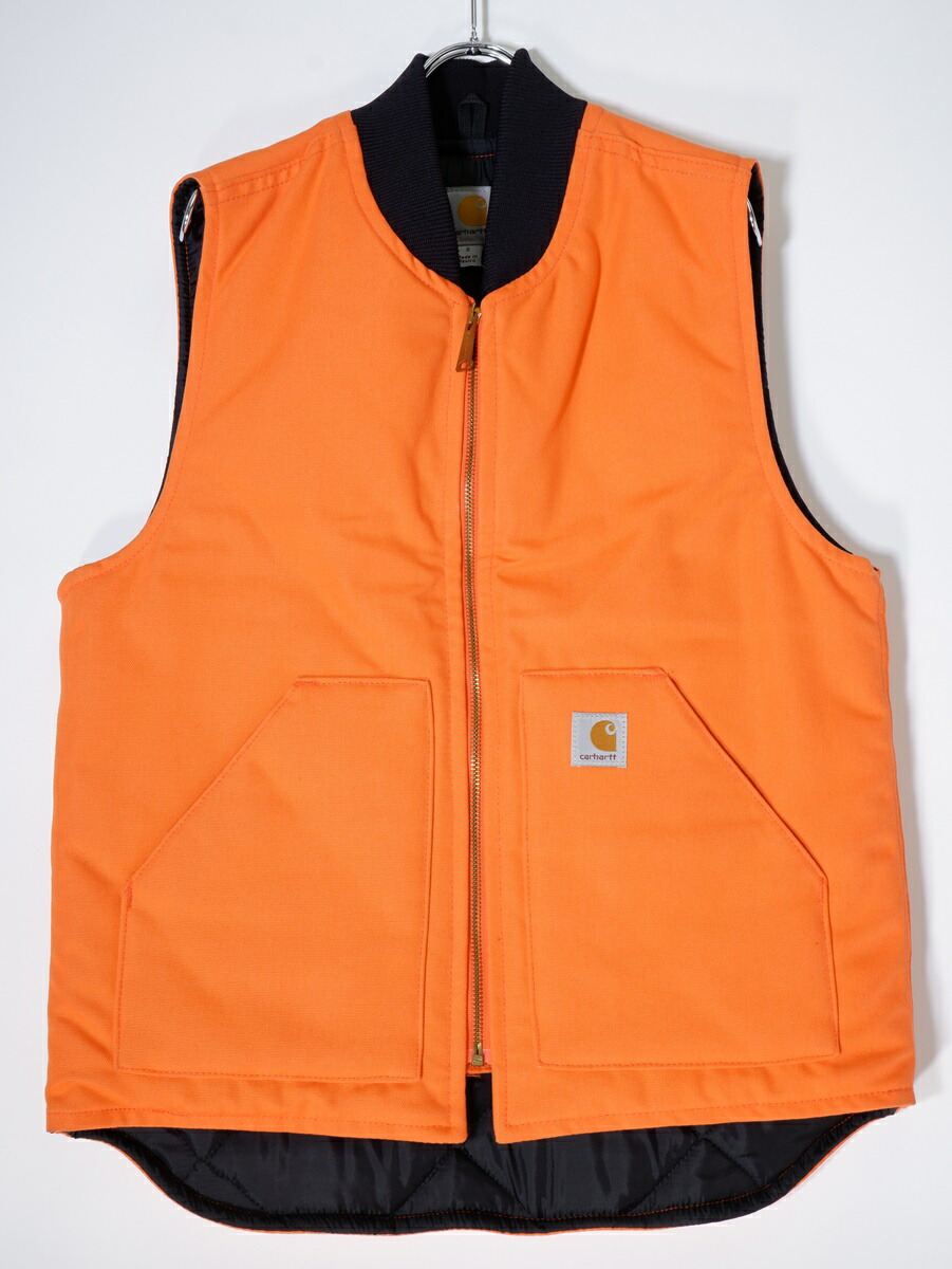 楽天市場】カーハートCARHARTT メキシコ製オレンジ ダックベスト