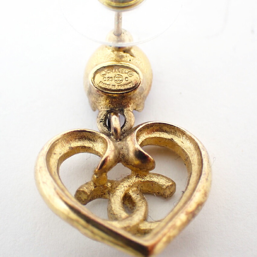 楽天市場】【中古】CHANEL/シャネル ココマーク ラインストーン ピアス