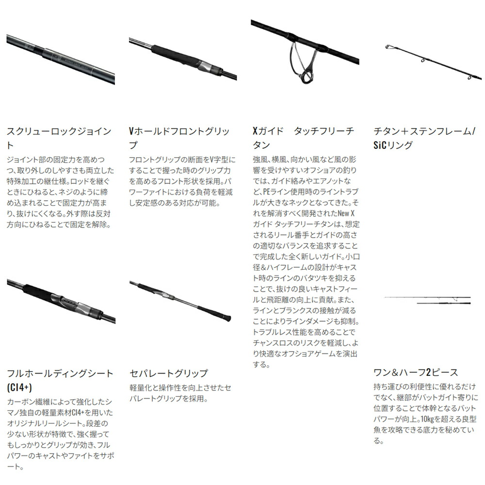 楽天市場】シマノ オシアプラッガー ライトコンセプト S83L