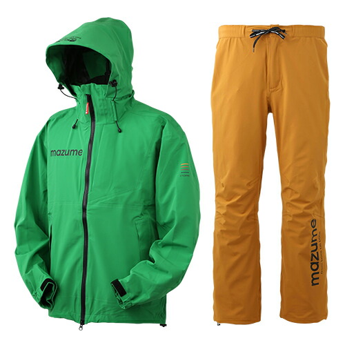 楽天市場】mazume(マズメ) mzコアレインスーツ グリーン MZRS-756