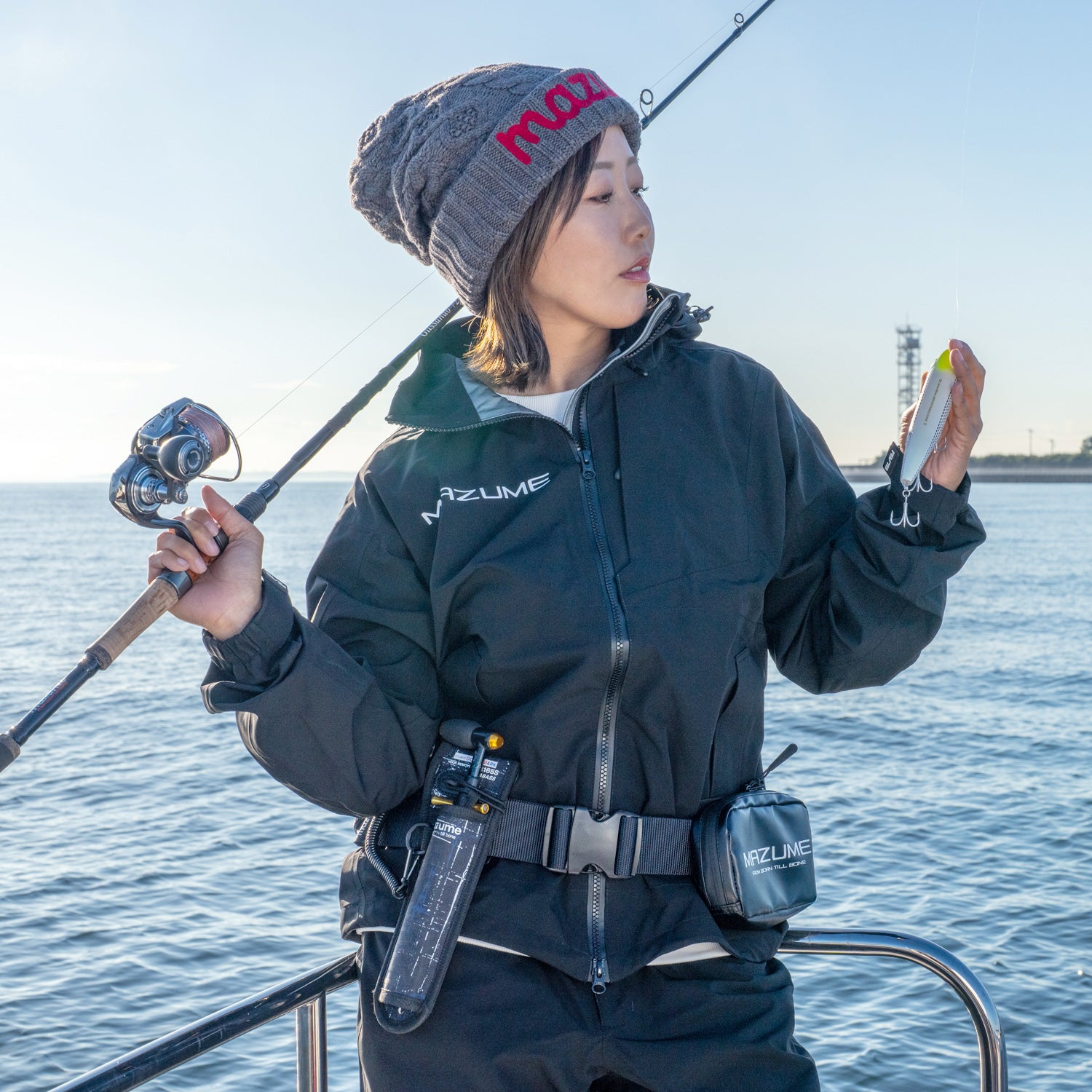 楽天市場】mazume(マズメ) mzコアレインスーツ マスタード MZRS-820