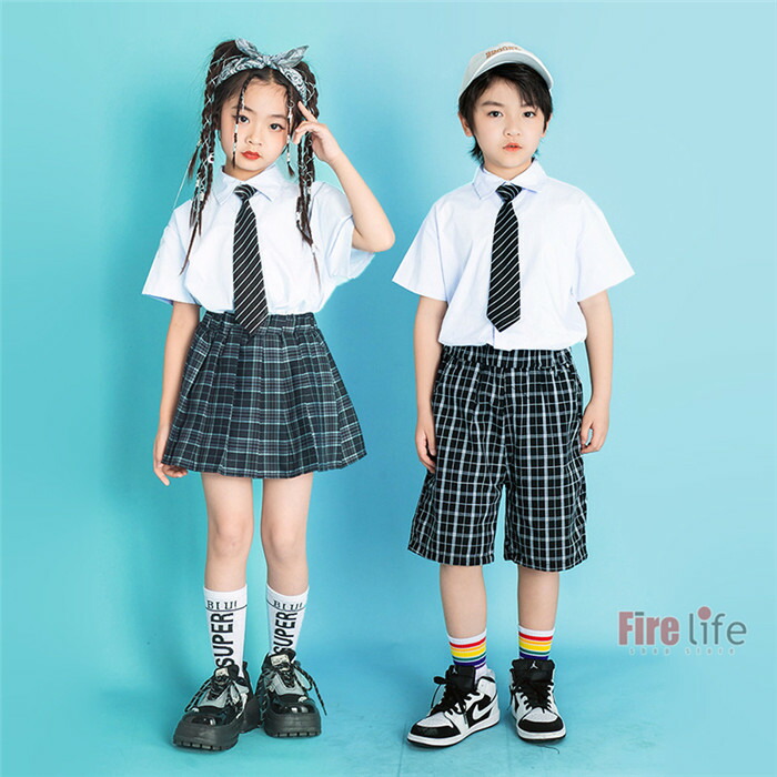 楽天市場】子供服3点セット JK風 DK風 学園風 女の子 男の子 シャツ