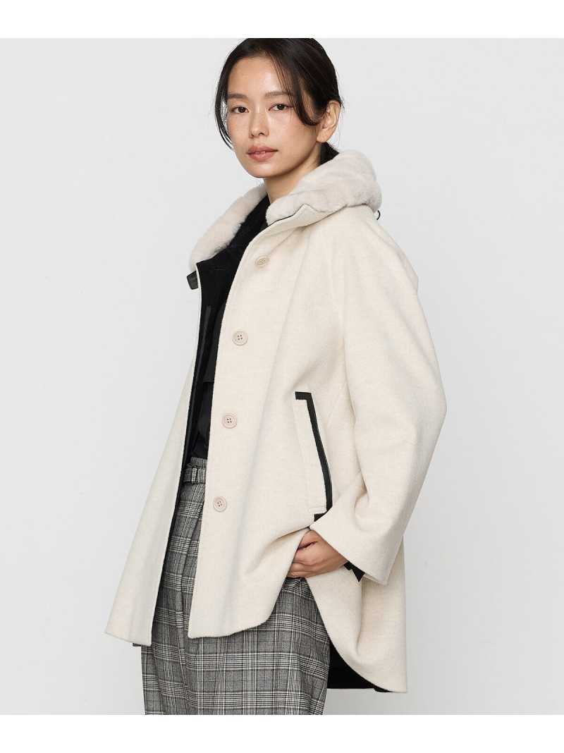 楽天市場】アンゴラウール Aラインショートコート K.T KIYOKO TAKASE