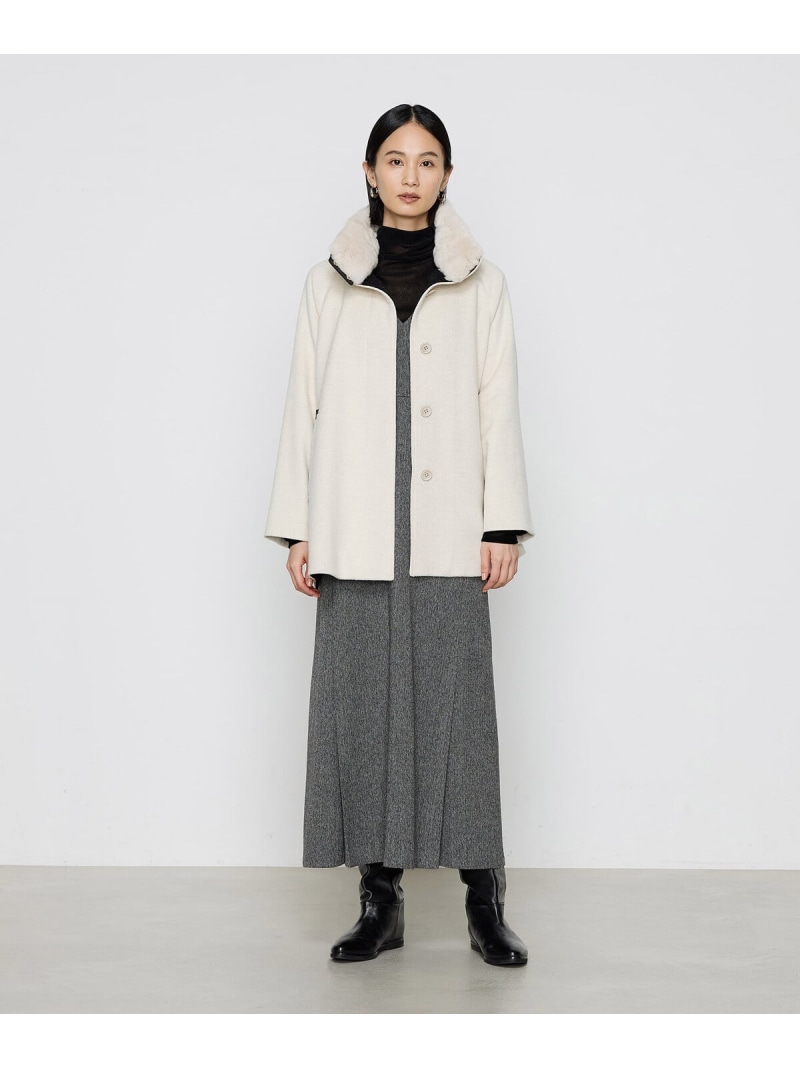 楽天市場】アンゴラウール Aラインショートコート K.T KIYOKO TAKASE