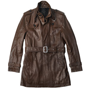 楽天市場】セール☆レザーコート メンズ トレンチコート 本革 アウター