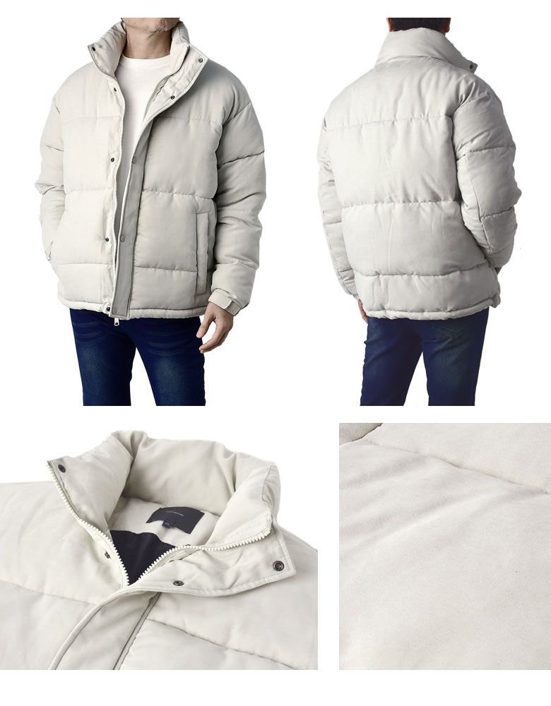 楽天市場】セール☆エコヌバック中綿ジャケット メンズ スエード