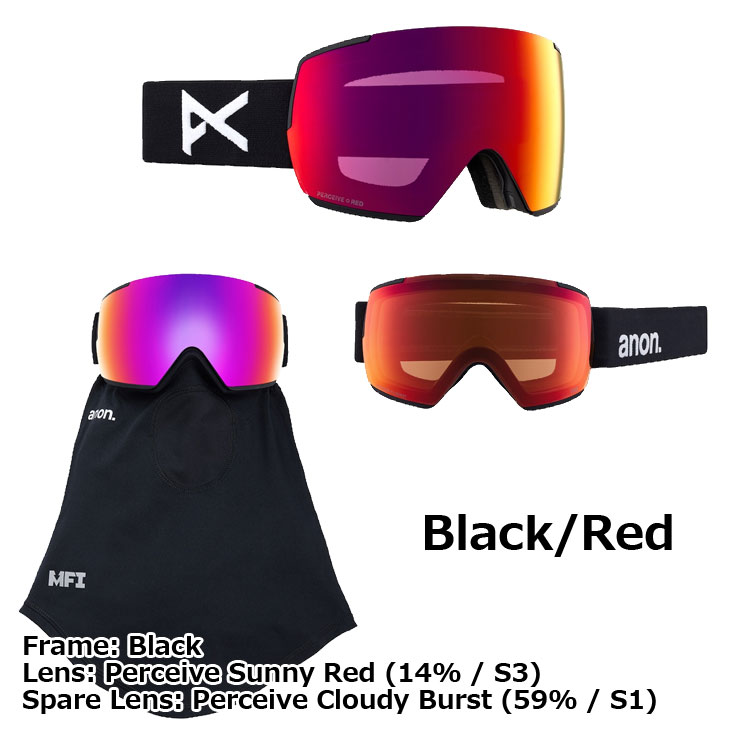 楽天市場】24-25 ANON アノン ゴーグル スノーボード M5 Low Bridge+