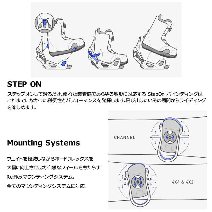 楽天市場】24-25 BURTON ビンディング キッズ Kid's【Step On Re:Flex