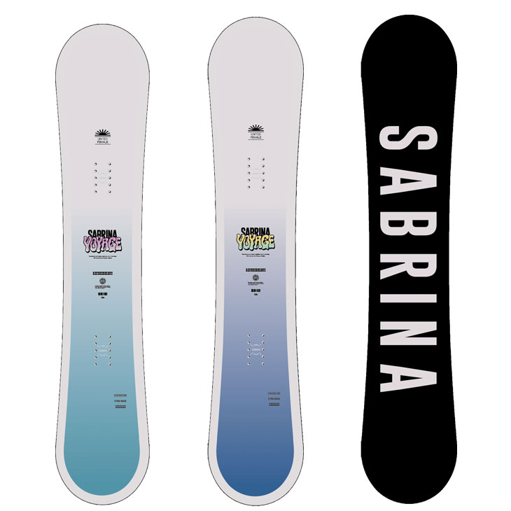 楽天市場】25-26 サブリナ SABRINA SNOWBOARD スノーボード VOYAGE