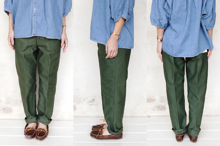 楽天市場】【SP15】ドミンゴ パンツ dmg ディーエムジー バックサテン