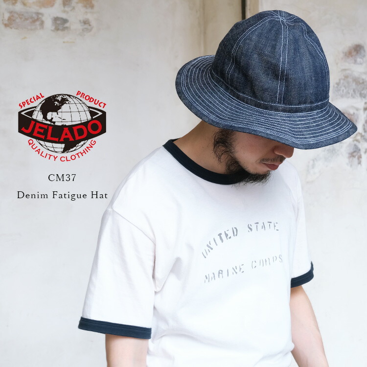 楽天市場】JELADO ジェラード CM37 Denim Fatigue Hat デニム