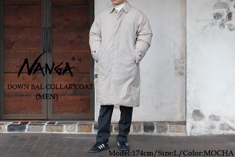 楽天市場】【SP15】ナンガ ダウン バルカラーコート メンズ ダウン