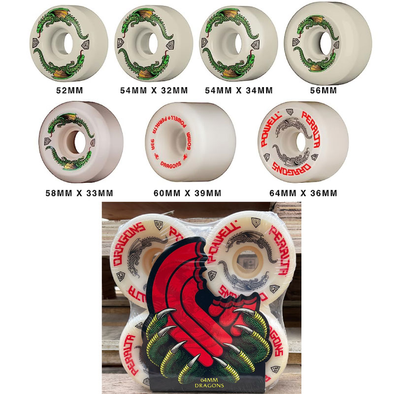 楽天市場】パウエル ドラゴン ウィール POWELL DRAGON FORMULA 64mm x