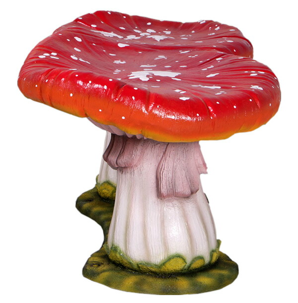 楽天市場】FRPオブジェ 二人掛け用キノコの椅子・大置物 茸 きのこ