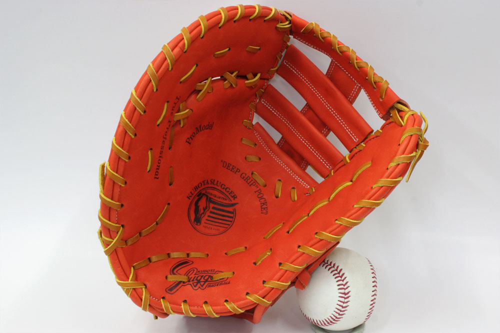 楽天市場】久保田スラッガー 軟式 ファーストミット KSF-003 Fオレンジ