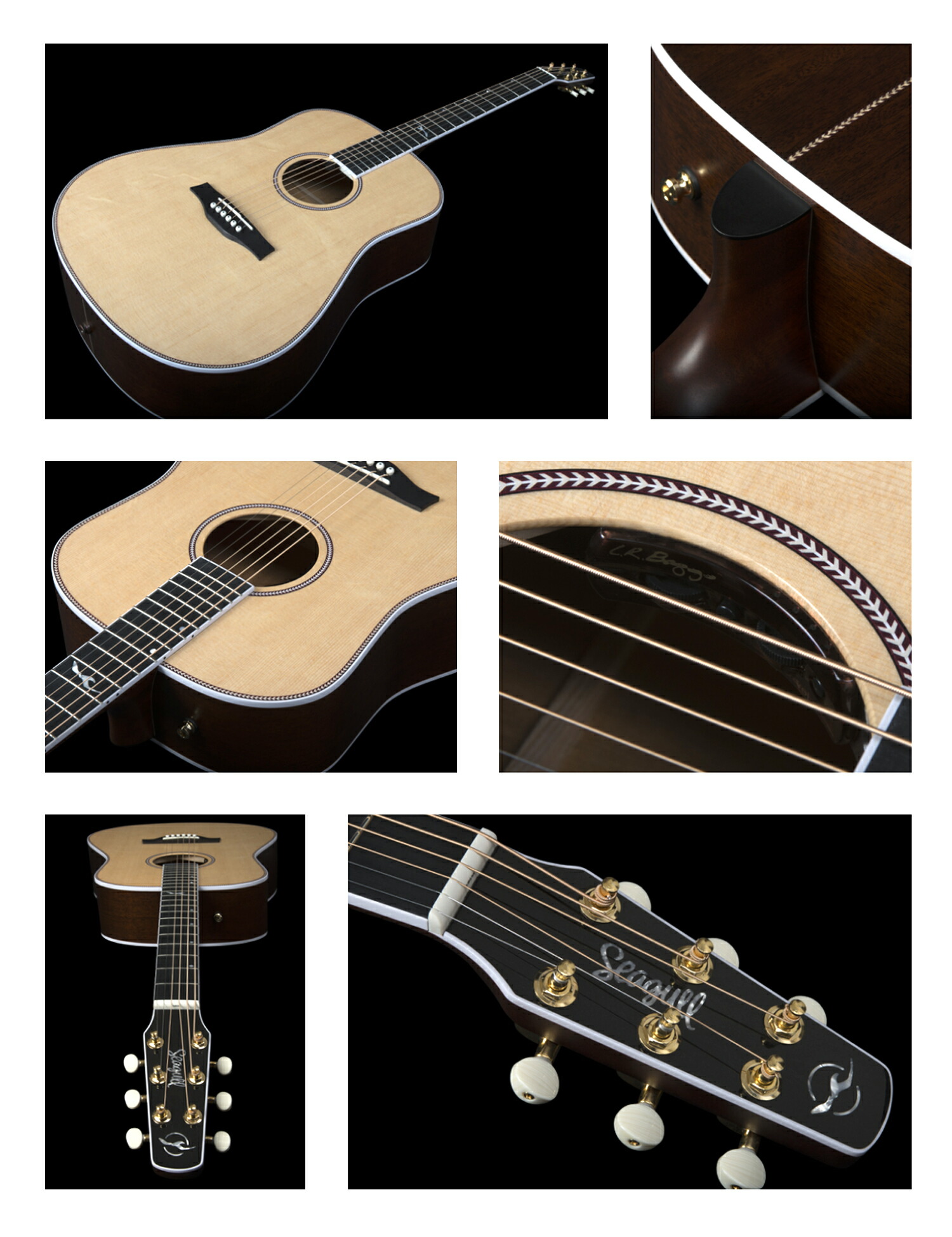 楽天市場】Seagull Artist Mosaic Anthem EQ[シーガル][アンセム