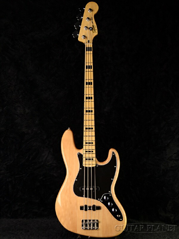 楽天市場】Squier Vintage Modified Jazz Bass 70s NAT 新品[スク