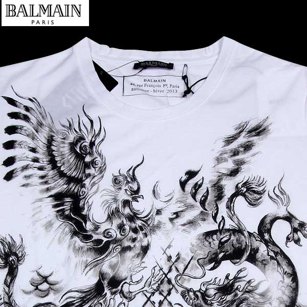 楽天市場】バルマン BALMAIN メンズ トップス Tシャツ 半袖 ロゴ