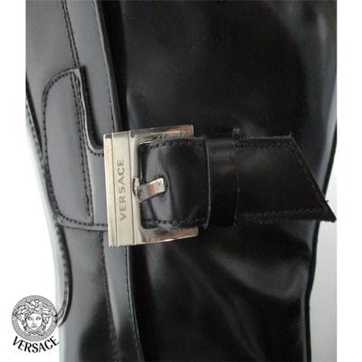 楽天市場】ヴェルサーチ VERSACE メンズ レザーブーツ 靴 SU2518