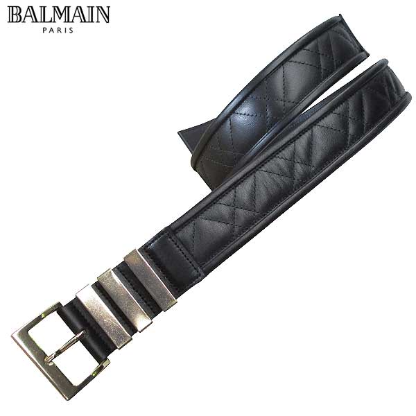 楽天市場】バルマン BALMAIN メンズ 小物 ベルト レザーベルト