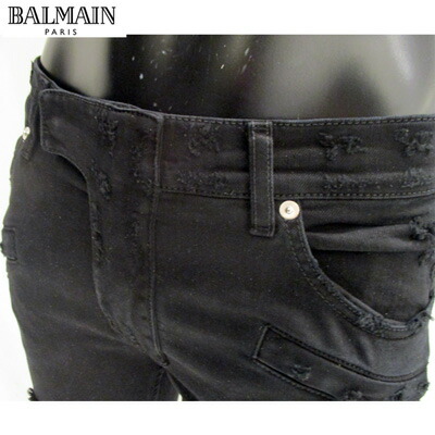 楽天市場】バルマン BALMAIN メンズ デニム スキニー デザイン