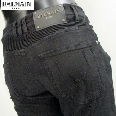 楽天市場】バルマン BALMAIN メンズ デニム スキニー デザイン