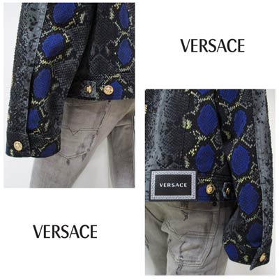 楽天市場】ヴェルサーチ VERSACE メンズ アウター ジャケット ロゴ