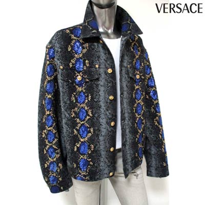 楽天市場】ヴェルサーチ VERSACE メンズ アウター ジャケット ロゴ