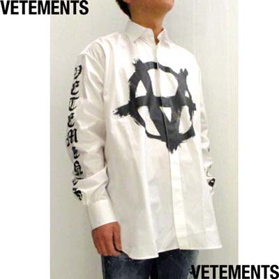 楽天市場】ヴェトモン VETEMENTS メンズ シャツ 長袖 ユニセックス可