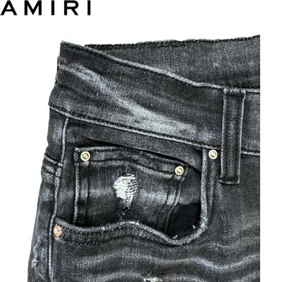 楽天市場】アミリ AMIRI パンツ ジーンズ デニム CRYSTAL MX1 ダメージ