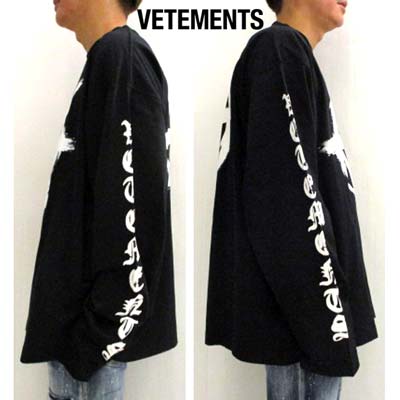 楽天市場】VETEMENTS ヴェトモン ロンT ロングTシャツ 長袖 ユニ