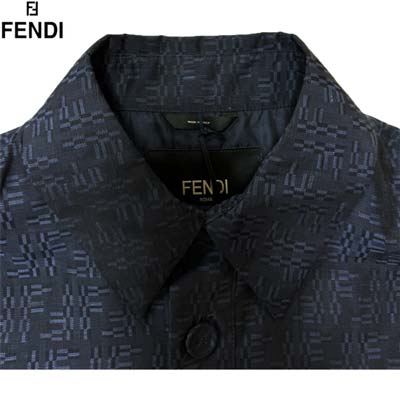 楽天市場】FENDI フェンディ 長袖シャツ メンズ トップス 総柄FFズッカ
