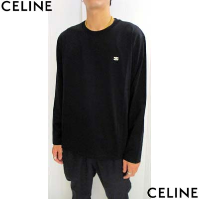 楽天市場】CELINE セリーヌ ロンT ロングTシャツ メンズ 長袖 トップス