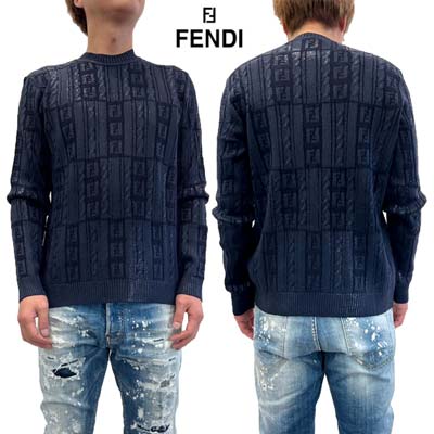楽天市場】フェンディ FENDI セーター ニット メンズ トップス 全体FF