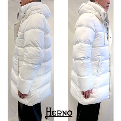楽天市場】HERNO ヘルノ ダウンコート メンズ ロングジャケット