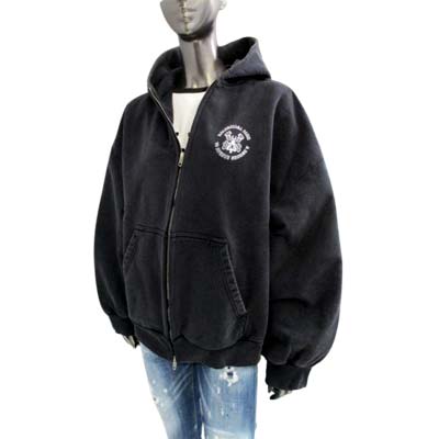 楽天市場】BALENCIAGA バレンシアガ パーカー メンズ フーディ ジップ
