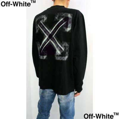楽天市場】OFF-WHITE オフホワイト ロンT メンズ 長袖Tシャツ ブランド