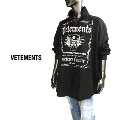 楽天市場】ヴェトモン VETEMENTS メンズ トップス シャツ 長袖 ロゴ