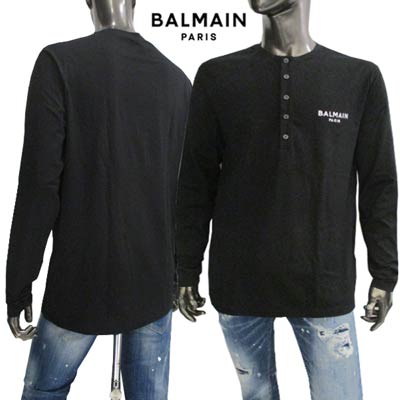 楽天市場】バルマン BALMAIN メンズ トップス Tシャツ ロンT 長袖