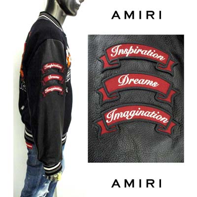 楽天市場】アミリ AMIRI メンズ アウター スタジャン ジャケット