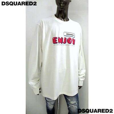 楽天市場】ディースクエアード DSQUARED2 メンズ ロンT ロングTシャツ