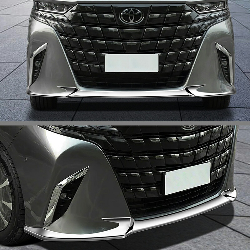 楽天市場】アルファード40系 フロントバンパーガーニッシュ カスタム