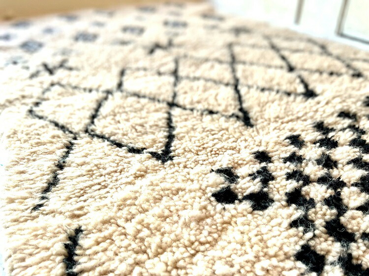 楽天市場】【M】モロッコ ラグ ｢アジラルM 003｣ ウール ラグ 上質