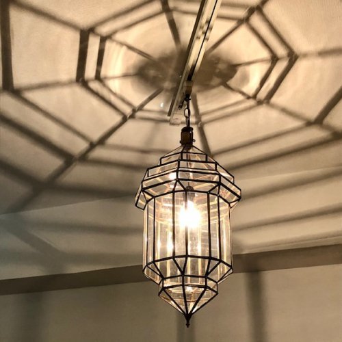 楽天市場】「ローリエL/クリア」大型 ペンダントライトモロッコ ランプ