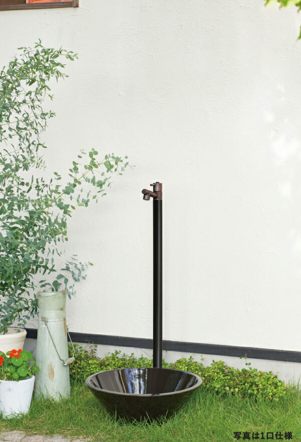 楽天市場】【選べる水鉢セット・リニューアル品】 立水栓 水栓柱