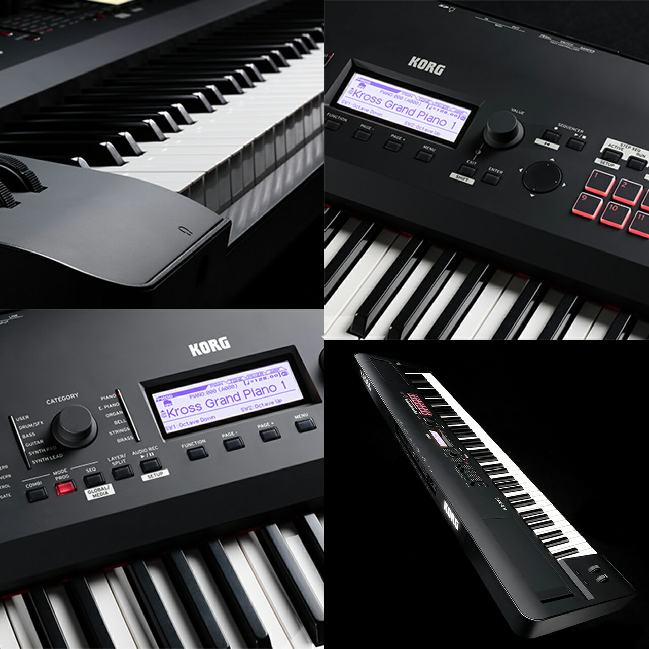 楽天市場】KORG コルグ KROSS2-88 MB 専用ケースセット 88鍵