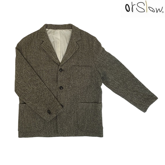 楽天市場】【SALE】orslow オアスロウ ハリスツイードジャケット Relax