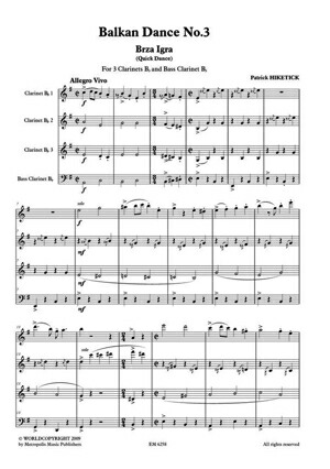 楽天市場】[楽譜] バルカン・ダンス NO. 3(ヒケティック